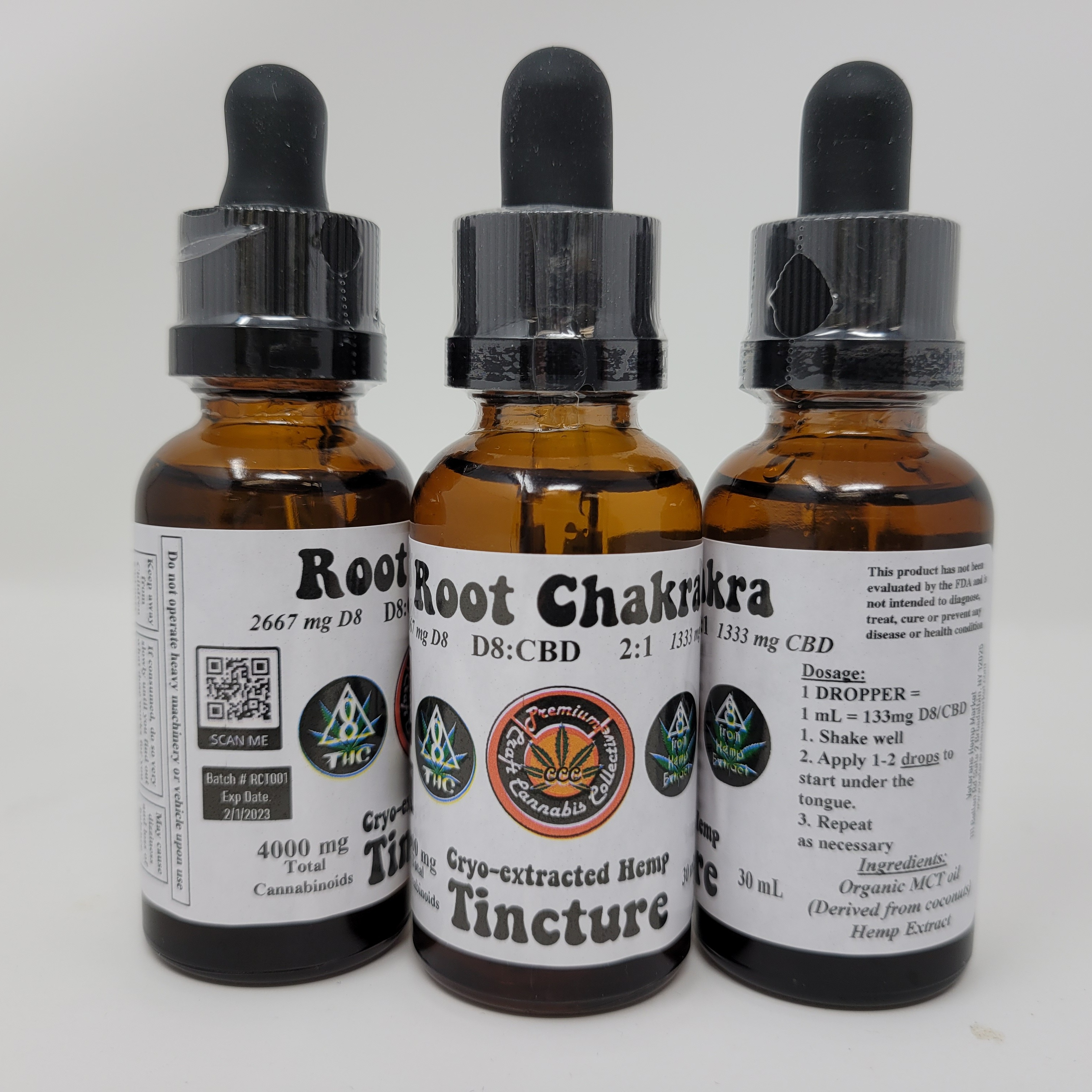 Root Chakra Tincture D8:CBD